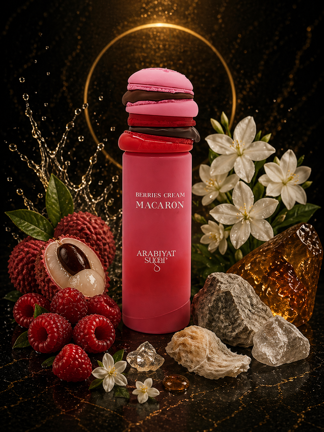 Berries Cream Macaron Arabiyat Sugar
